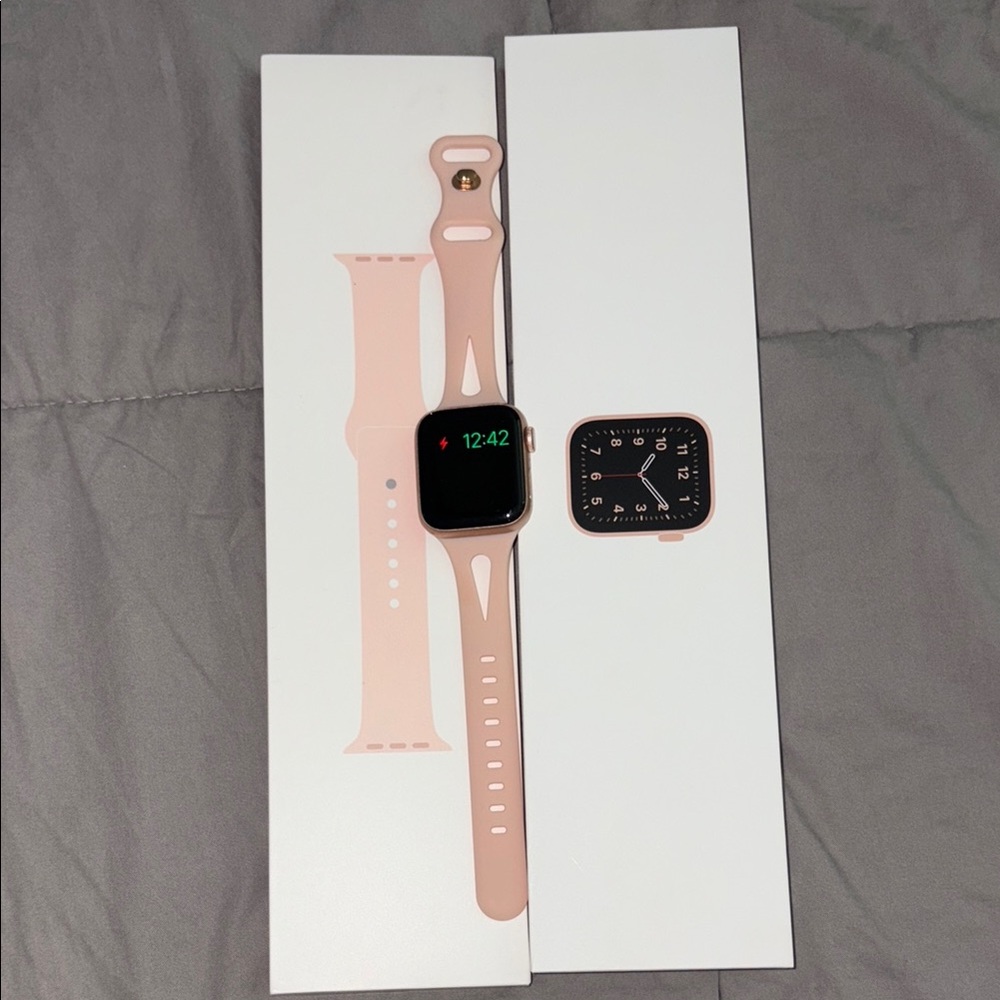 Smartwatch with Pink Band